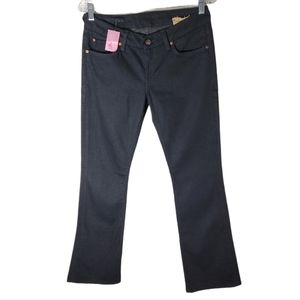 Union black bootcut low rise goddess jeans size 29